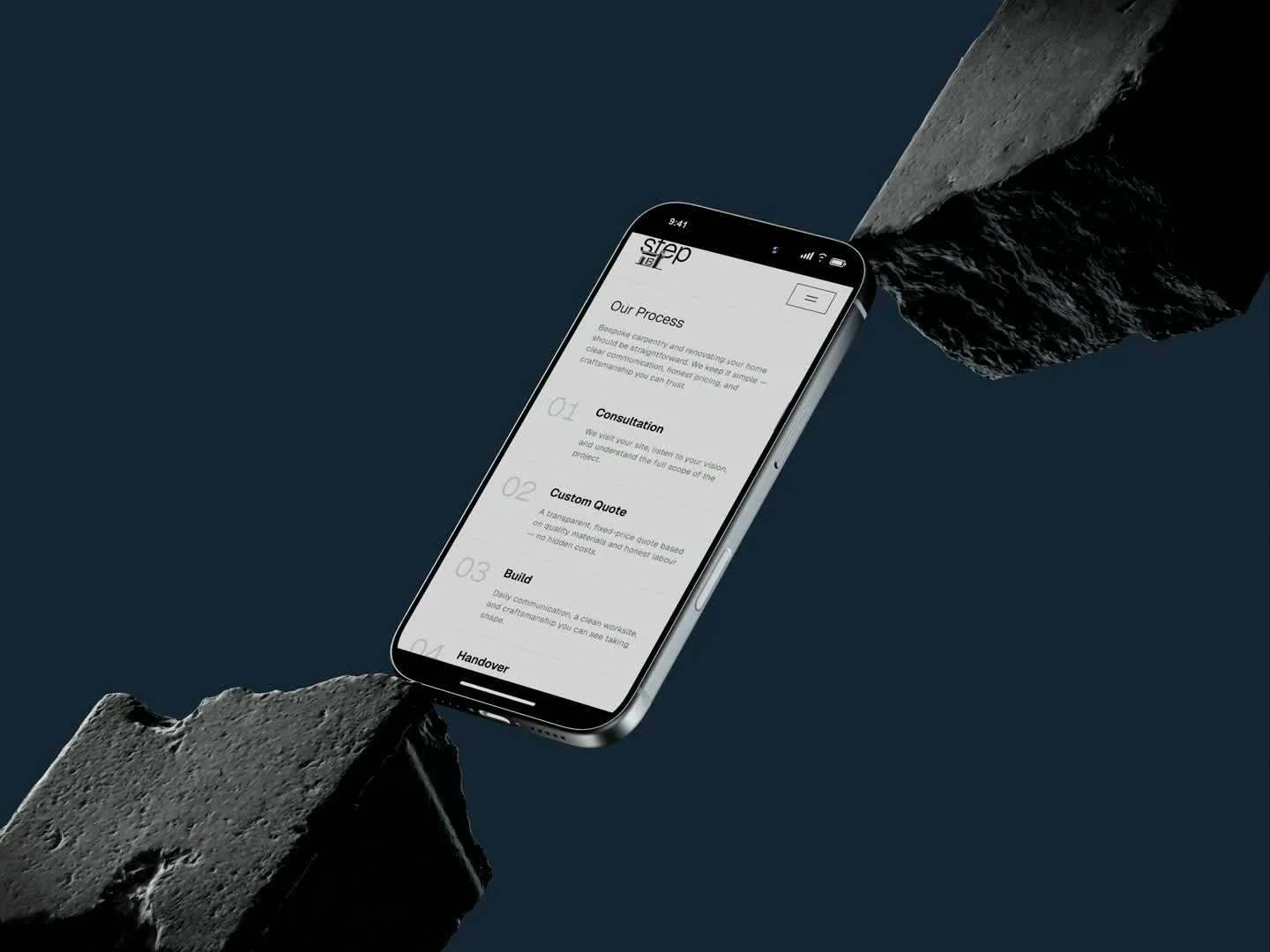 Constructions by Lucas, mobile preview