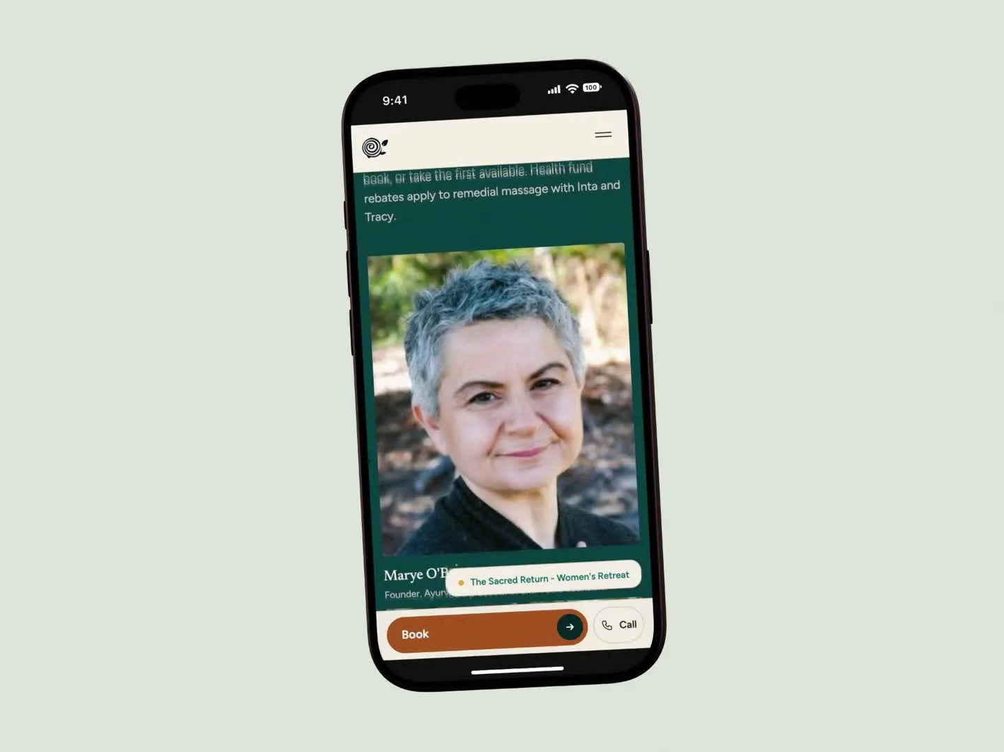 Maiaveda, mobile preview